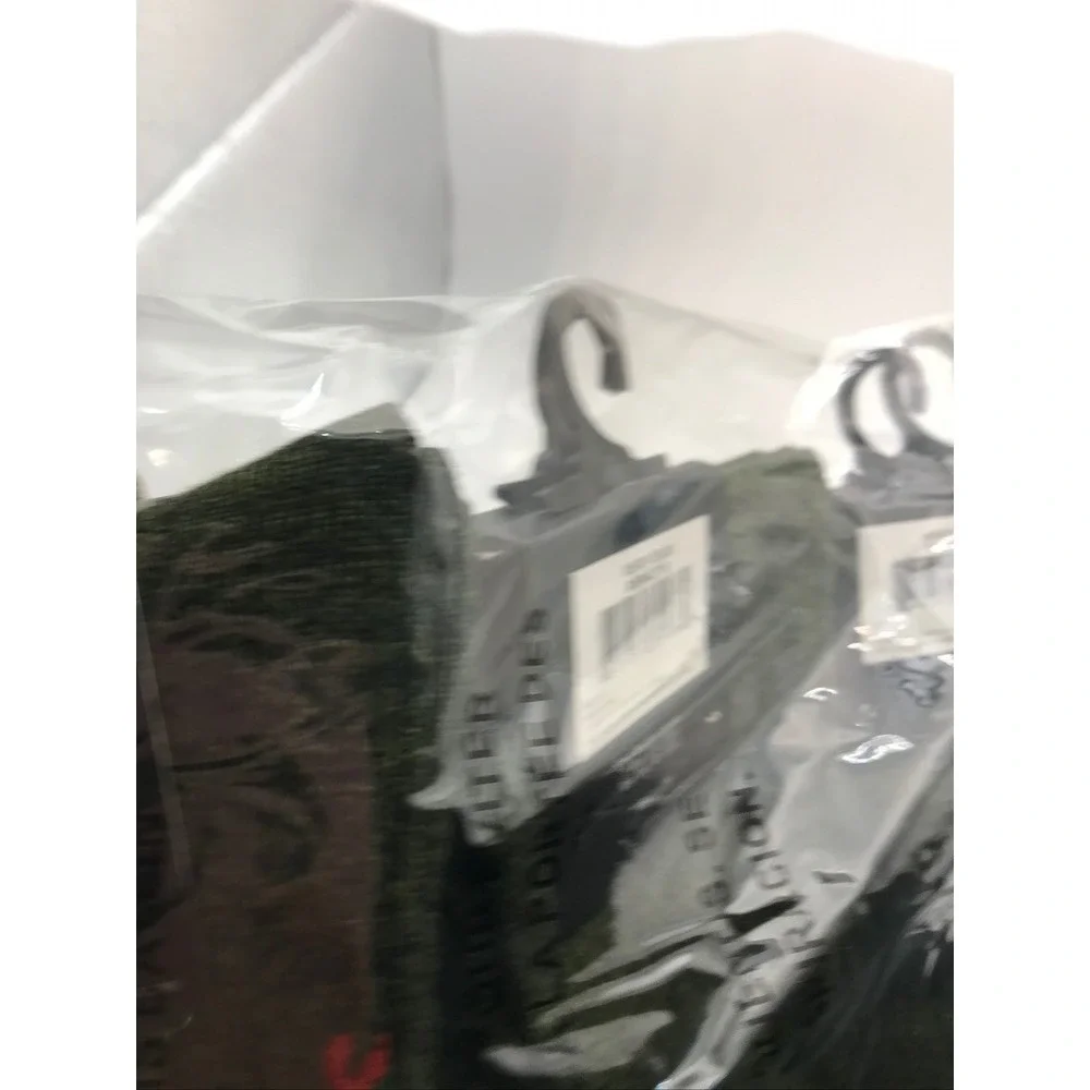 Steve Madden Mens Crew Socks 6 Pack Green Camo Casual Shoe Size 6-12.5‎ MSM43710